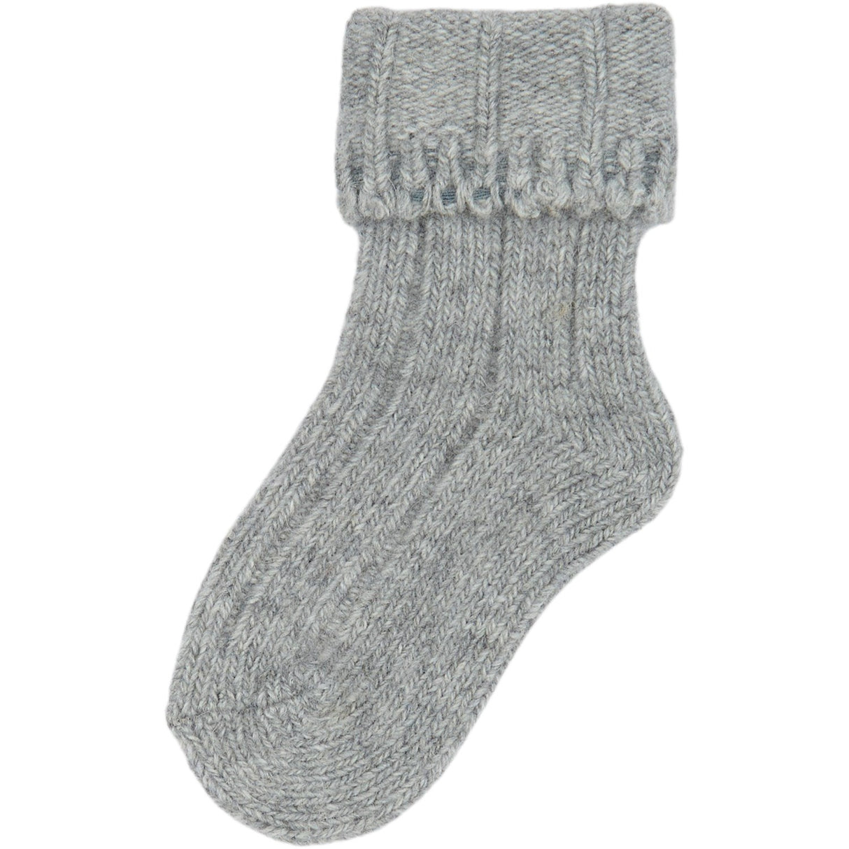 minipop® Light Grey Melange Minipop Wool Heavy Baby Sock