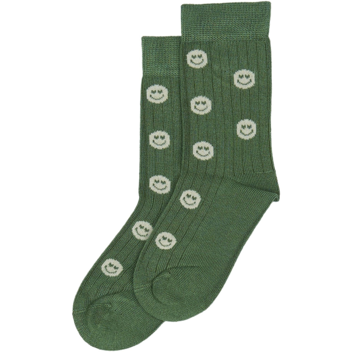 minipop® Green Smilie MiniPop® Bamboo Motif Socks