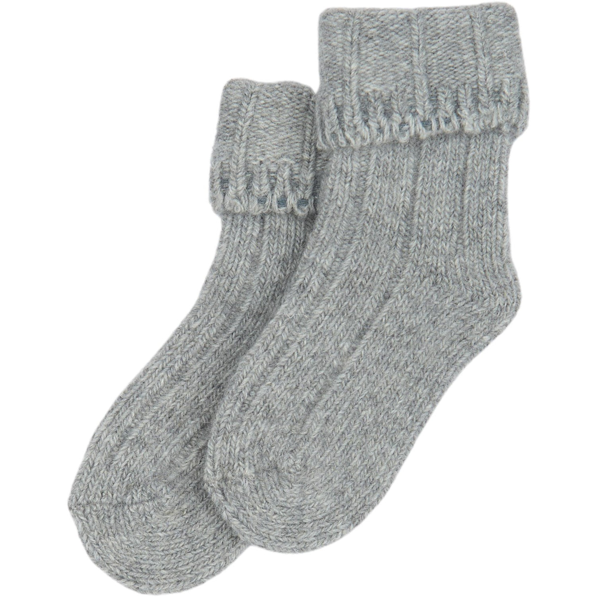 minipop® Light Grey Melange Minipop Wool Heavy Baby Sock
