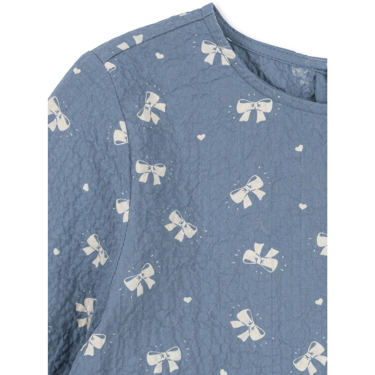 Konges Sløjd Boucle Blue Vida Dress GOTS