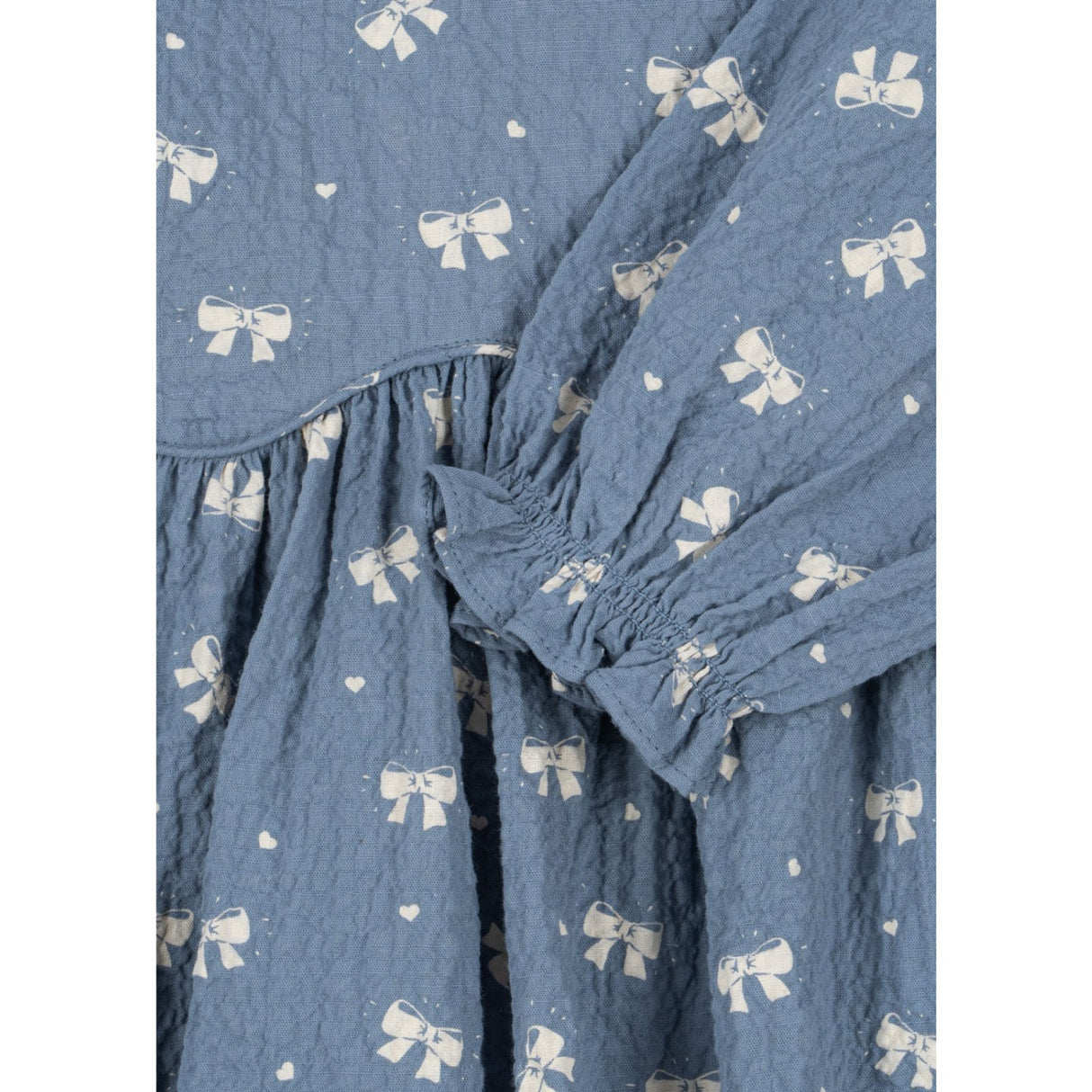 Konges Sløjd Boucle Blue Vida Dress GOTS