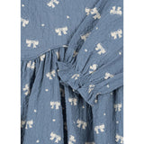 Konges Sløjd Boucle Blue Vida Dress GOTS