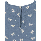 Konges Sløjd Boucle Blue Vida Blouse GOTS