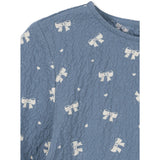 Konges Sløjd Boucle Blue Vida Blouse GOTS