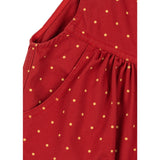 Konges Sløjd Strawberry Dot Nola Overalls GOTS