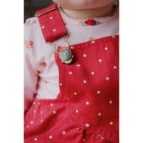 Konges Sløjd Strawberry Dot Nola Overalls GOTS