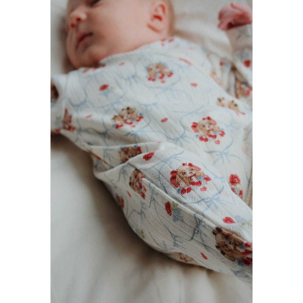 Konges Sløjd Puppy Minnie Newborn Onesie GOTS