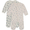 Pippi Flint Stone Nightsuit W/F -Buttons 2-Pack