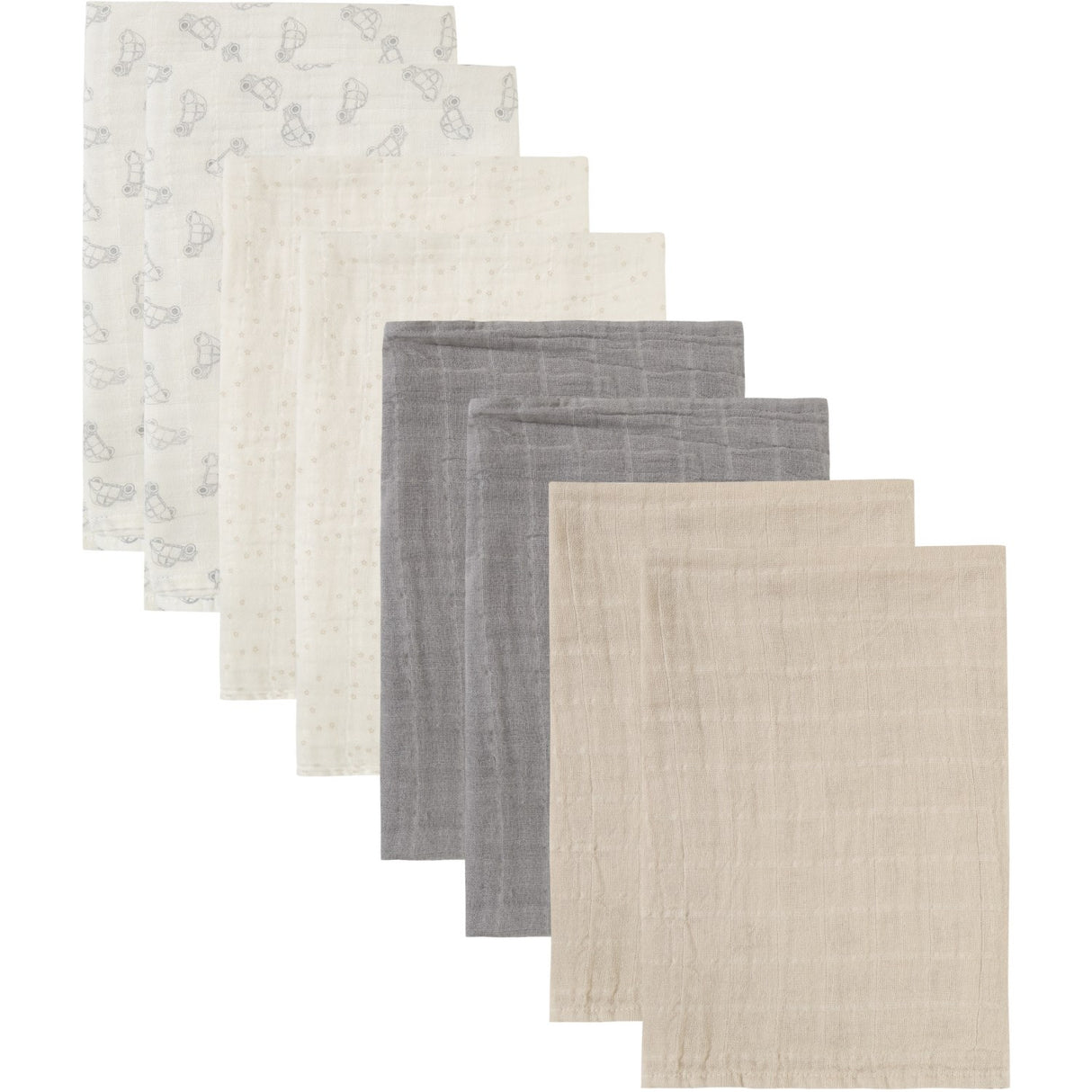 Pippi Alloy Muslin Cloth (8-Pack)