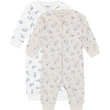 Pippi Flint Stone Nightsuit -Zipper (2-Pack)