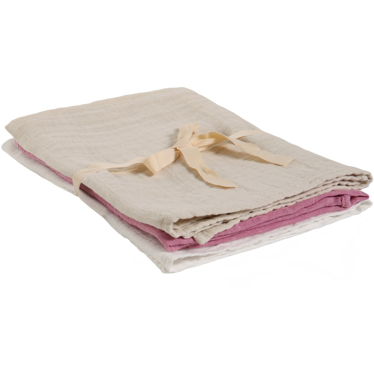 Pippi Mauve Orchid Muslin Cloth (3-Pack)