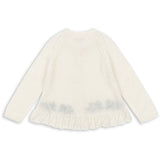 Konges Sløjd Bright White Minia Frill Cardigan