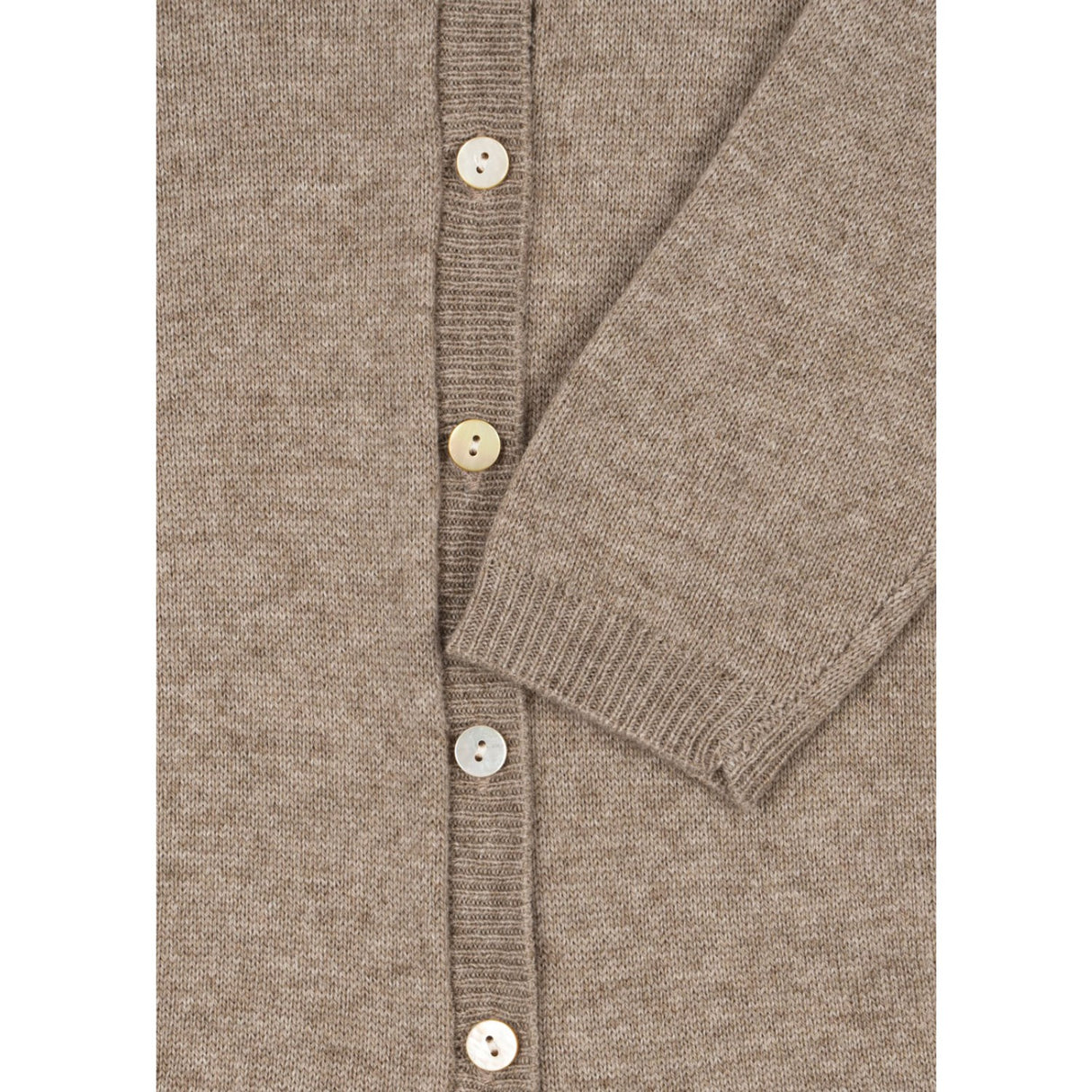 Konges Sløjd Light Brown Mattou Knit Onesie