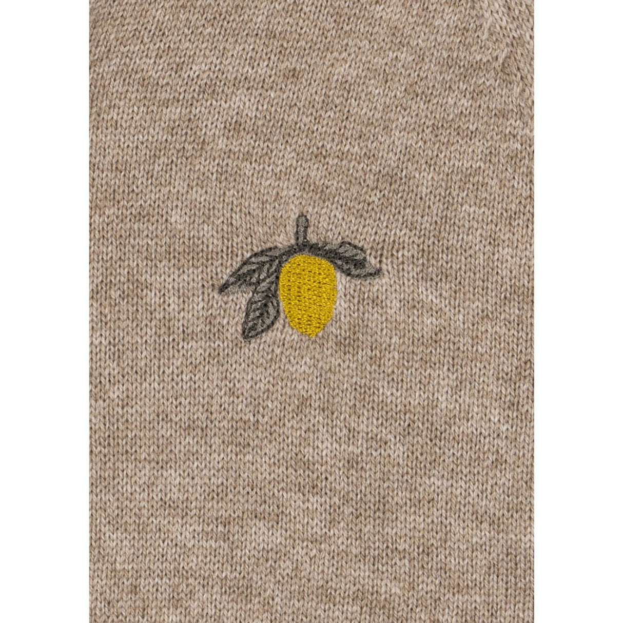 Konges Sløjd Light Brown Mattou Knit Onesie