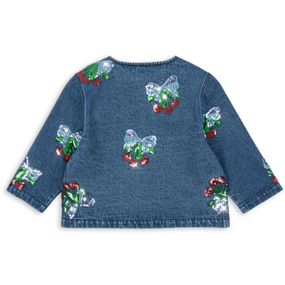 Konges Sløjd Amarena Sequin Magot Sequin Denim Jacket GOTS