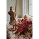 Konges Sløjd Gold Glitter Lila Sequins Bow Dress