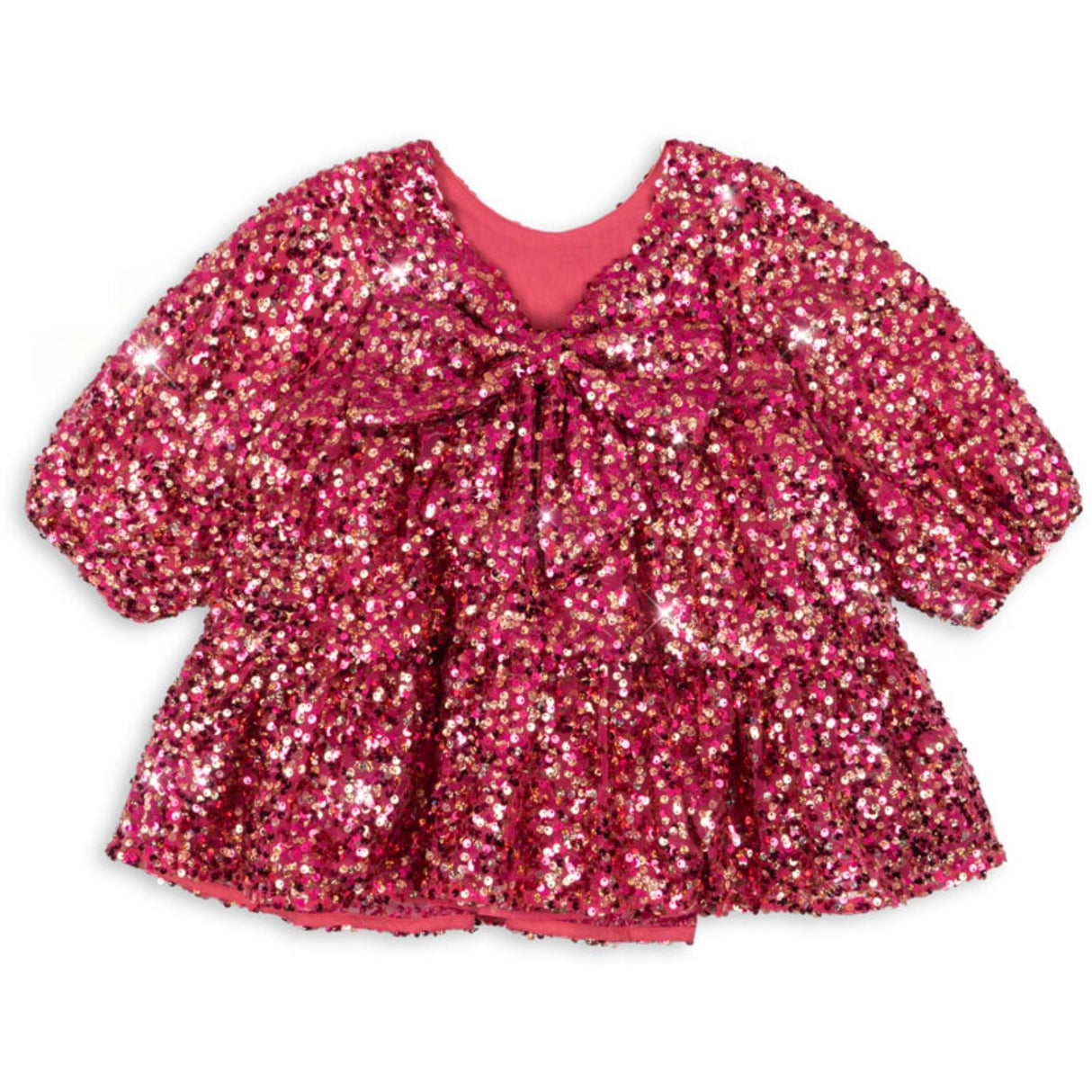 Konges Sløjd Sparkling Sangria Lila Sequins Bow Dress