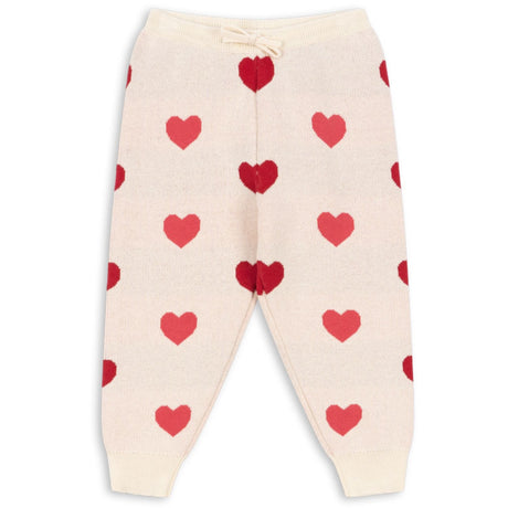 Konges Sløjd Coeur Coloré Duo Pink Lapis Knit Pants GOTS
