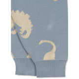 Konges Sløjd Dino Mist Lapis Knit Pants GOTS