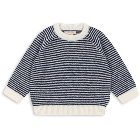 Konges Sløjd Ensign Blue/Buttercream Berle Knit Sweater