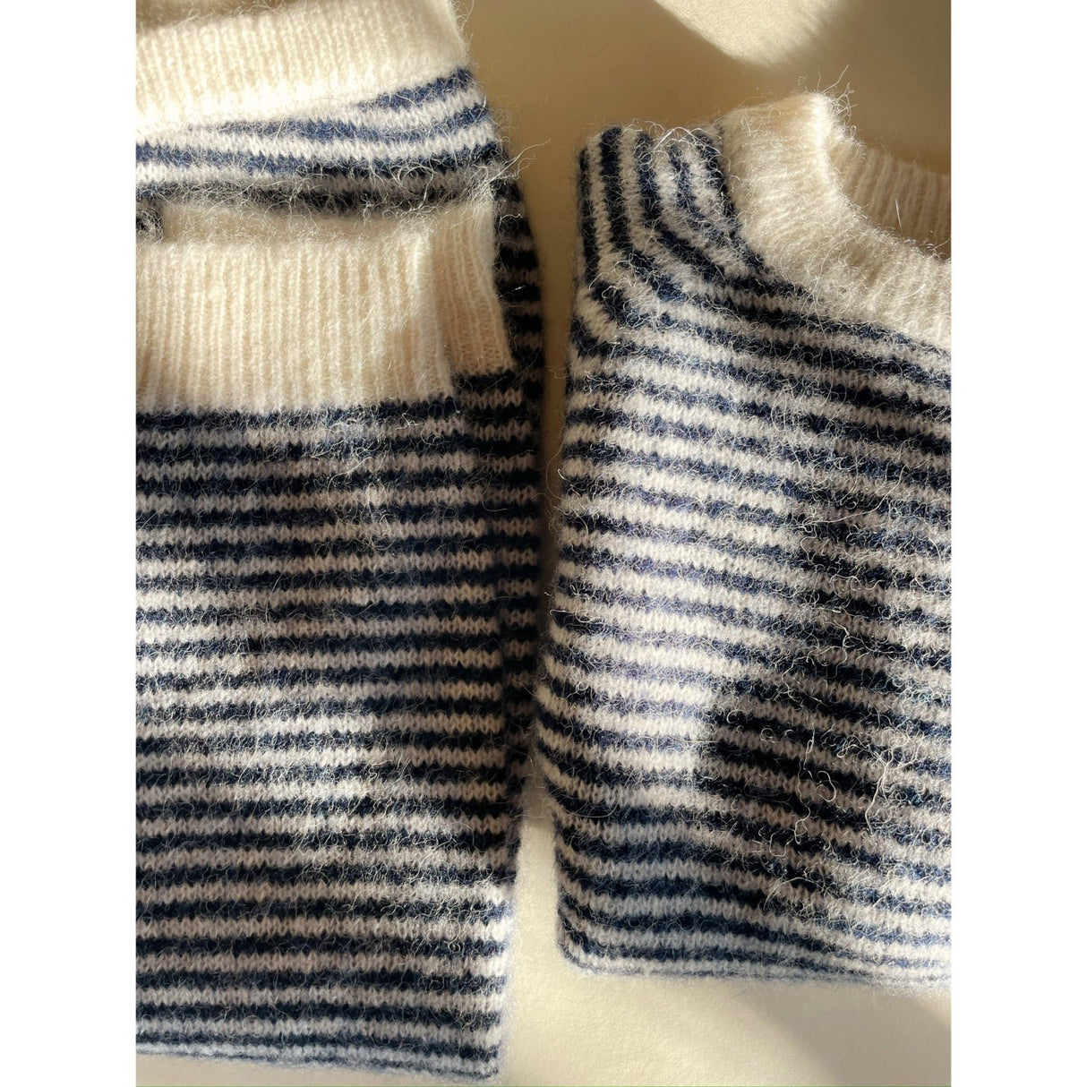 Konges Sløjd Ensign Blue/Buttercream Berle Knit Sweater