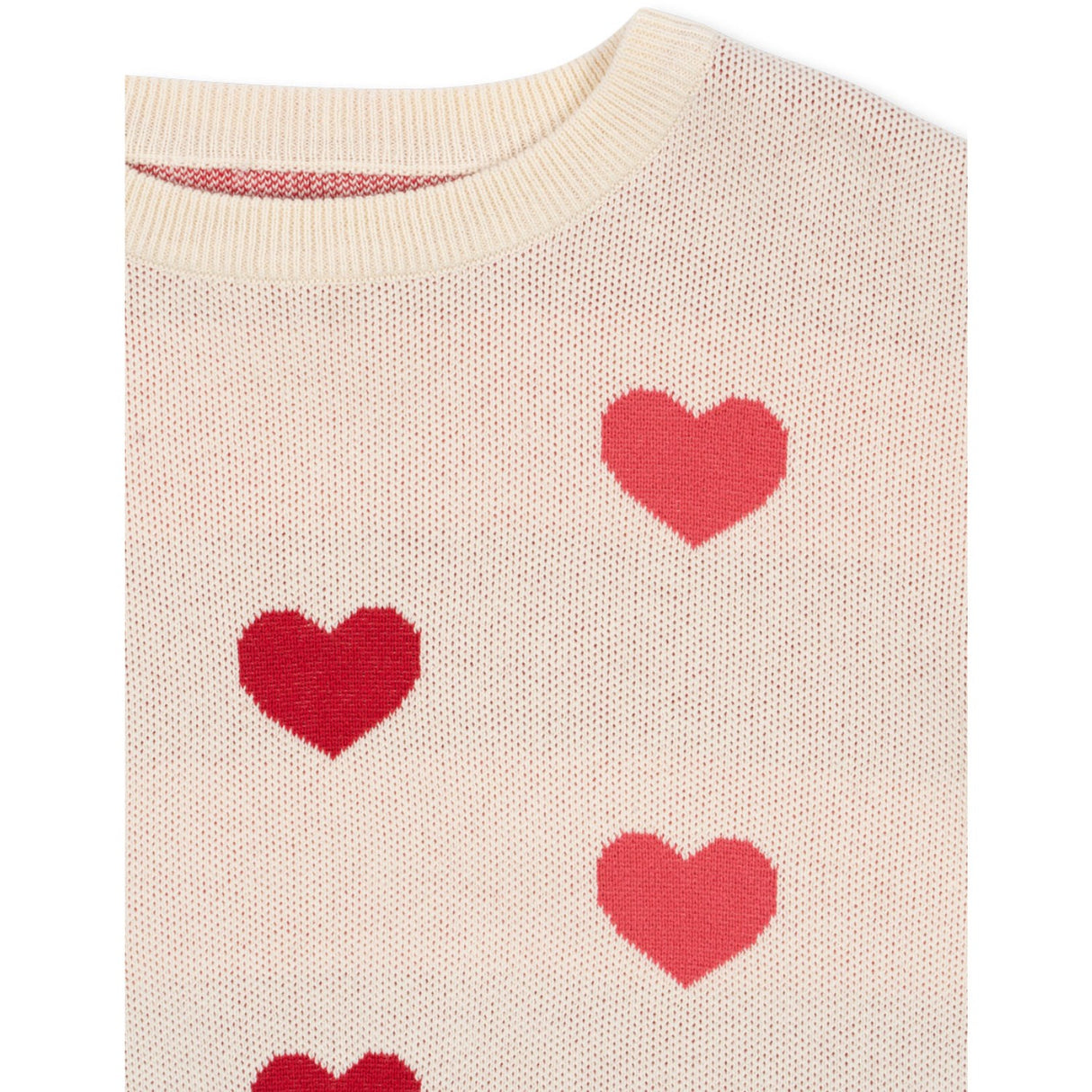 Konges Sløjd Coeur Coloré Duo Pink Lapis Knit Sweater GOTS