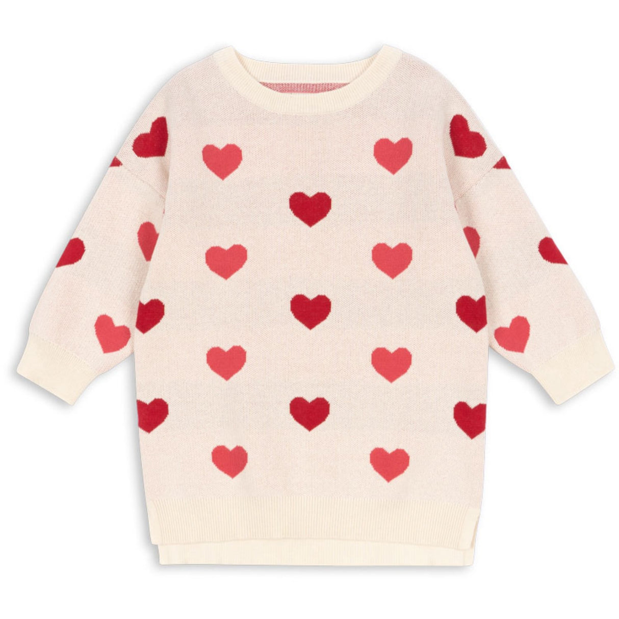 Konges Sløjd Coeur Coloré Duo Pink Lapis Knit Dress GOTS