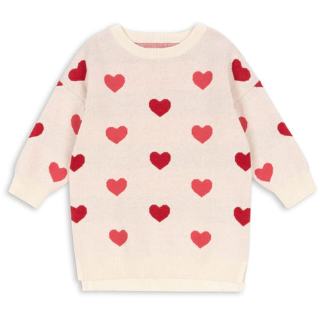 Konges Sløjd Coeur Coloré Duo Pink Lapis Knit Dress GOTS