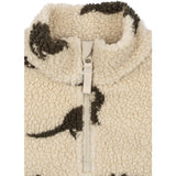 Konges Sløjd Dino Silhouette Jody Teddy Half Zip Grs