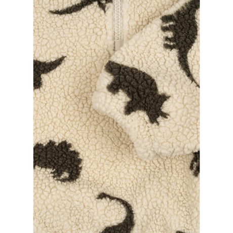 Konges Sløjd Dino Silhouette Jody Teddy Half Zip Grs