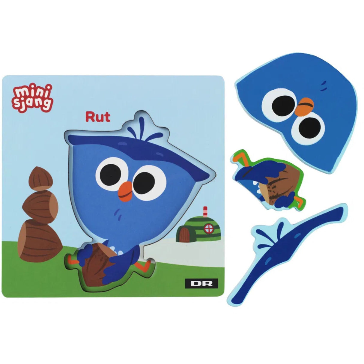 DR Wooden puzzle, 3 pieces, Rut