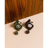 Bibs Sage/Hunter Green Pacifier Colour Holiday Leaf 2-Pack Latex