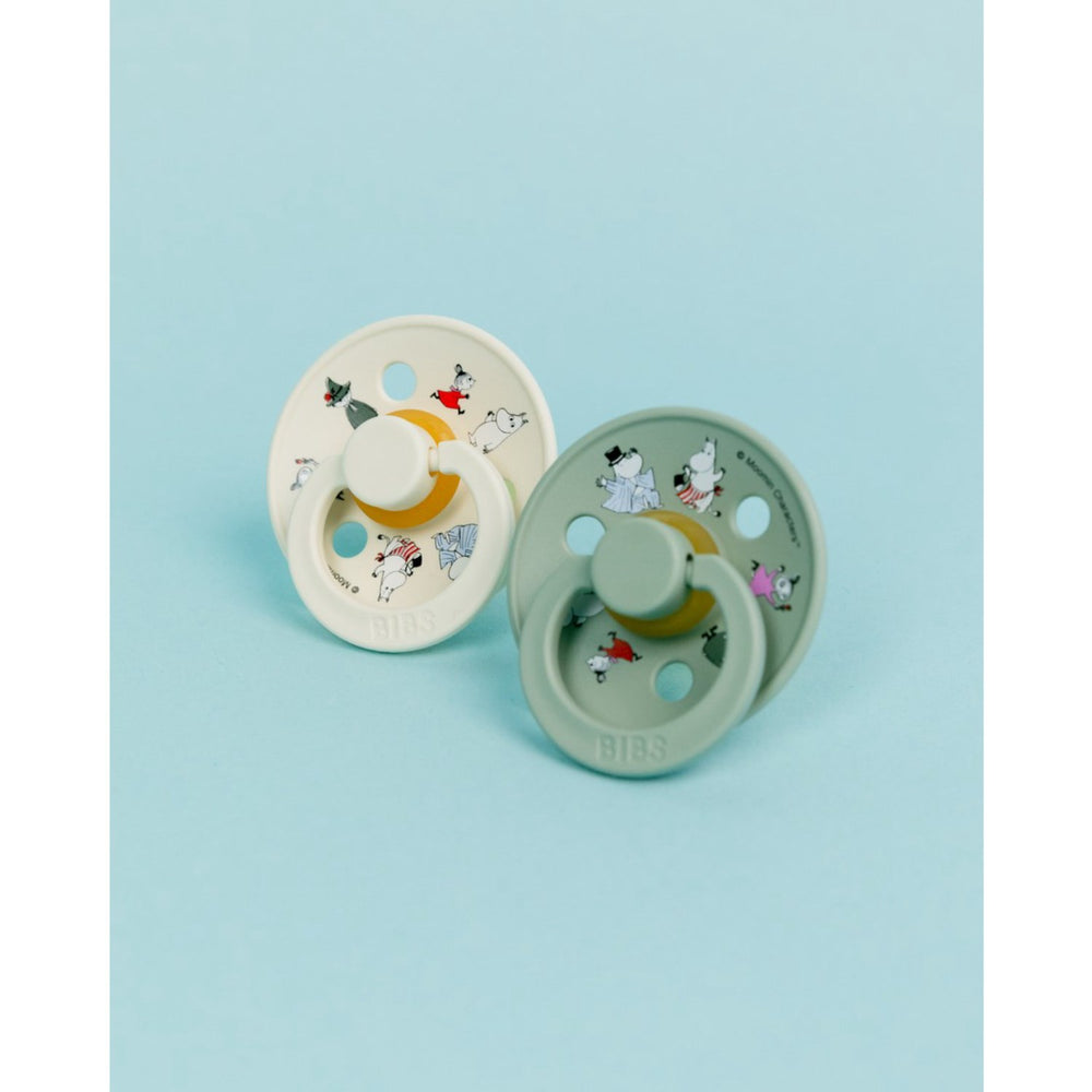 New Pacifier Loops Buy Bibs X Moomin Ivory/sage Colour Pacifier & Loop Clip Gift Set Latex ...