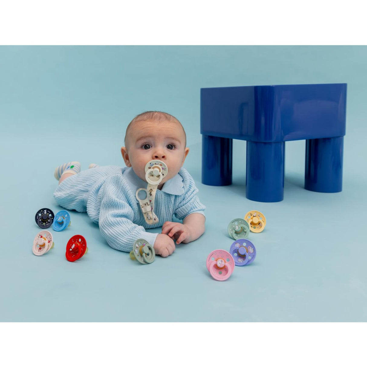 Bibs X Moomin Ivory Pacifier Clip Loop