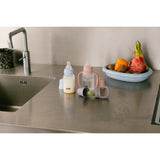 Bibs Blush Baby Sippy Bottle Spout Round Silicone Slow Flow