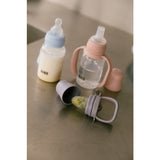 Bibs Blush Baby Sippy Bottle Spout Round Silicone Slow Flow