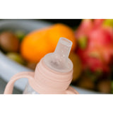 Bibs Blush Baby Sippy Bottle Spout Round Silicone Slow Flow