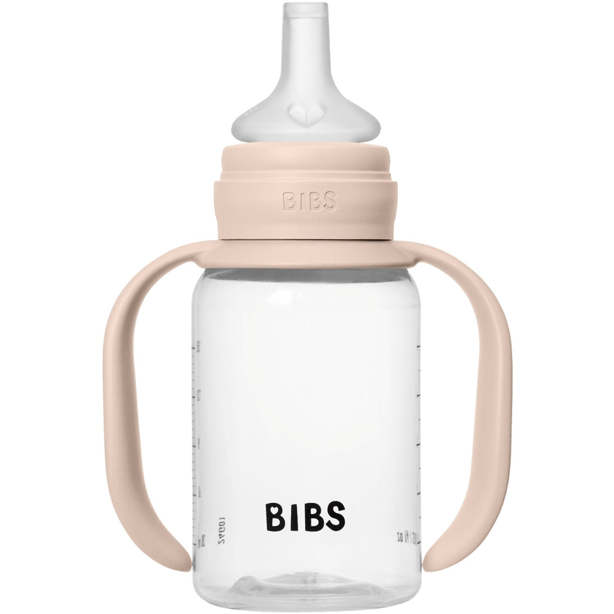 Bibs Blush Baby Sippy Bottle Spout Round Silicone Slow Flow