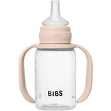 Bibs Blush Baby Sippy Bottle Spout Round Silicone Slow Flow