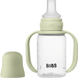 Bibs Sage Baby Sippy Bottle Spout Round Silicone Slow Flow