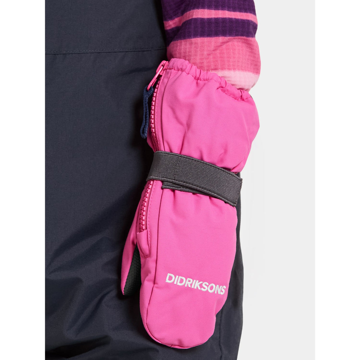 Didriksons Sweet Pink Biggles Zip Mitten 8