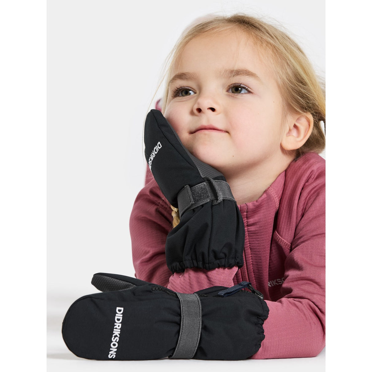 Didriksons Black Biggles Zip Mitten 8