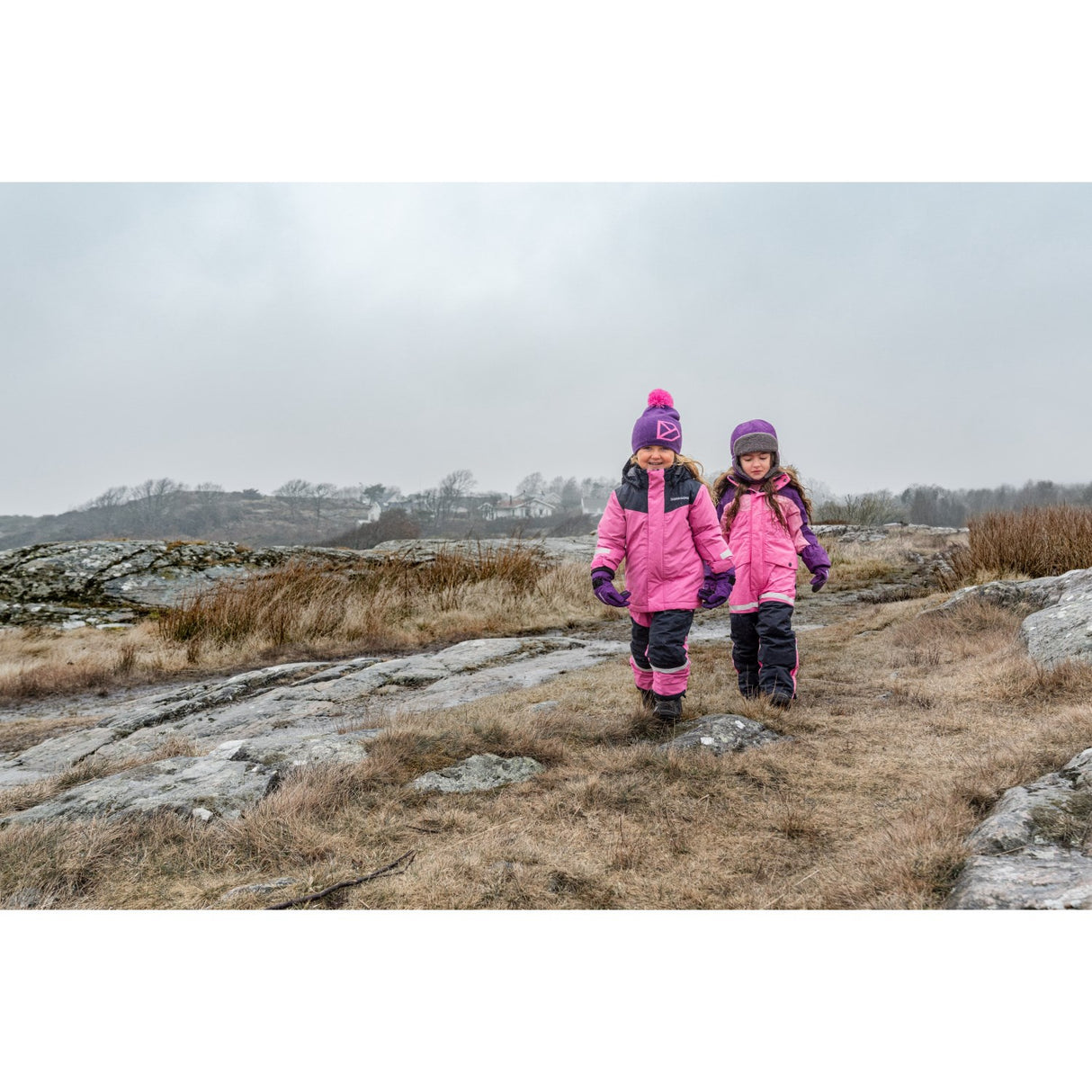 Didriksons Sweet Pink Skare Kids Set