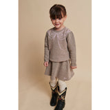 COPENHAGEN COLORS Sand/Bubblegum Comb. Cashmere Bow Deco Blouse