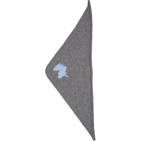 COPENHAGEN COLORS Dk Grey Mel./Blue Cashmere Icon Scarf