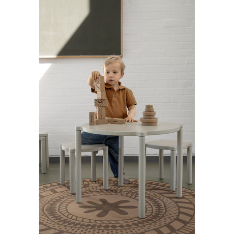 by KlipKlap Sand-Grey Stacking Table