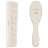 Konges Sløjd Beige Baby Hairbrush Set