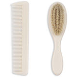 Konges Sløjd Beige Baby Hairbrush Set