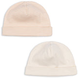 Konges Sløjd Blush Mix Fio Stripe 2 Pack Beanie OCS