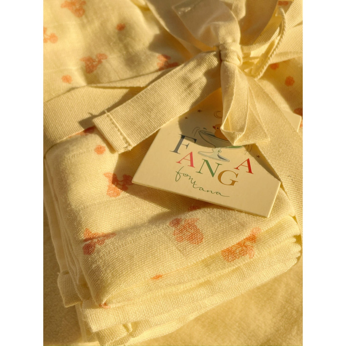 Konges Sløjd Ilmia Bellini 3 Pack Muslin Cloth GOTS